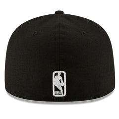 Black Boston Celtics Black & White Logo 59FIFTY Fitted Hat | NBA