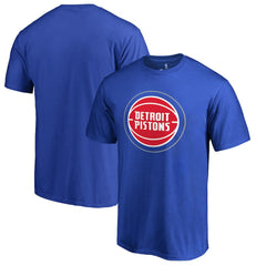 Royal Detroit Pistons Primary Logo 2 T-Shirt | NBA