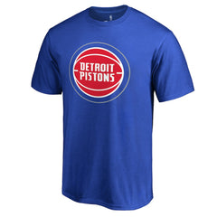 Royal Detroit Pistons Primary Logo 2 T-Shirt | NBA