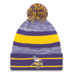 Minnesota Vikings Team Logo Cuffed Knit Hat with Pom | NFL On sale