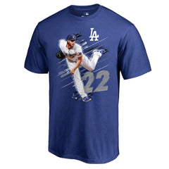 Clayton Kershaw Los Angeles Dodgers Fade Away T-Shirt - MLB T-shirts