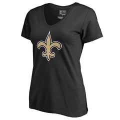 New Orleans Saints Women's Primary Team Logo V-Neck T-Shirt | NFL On sale