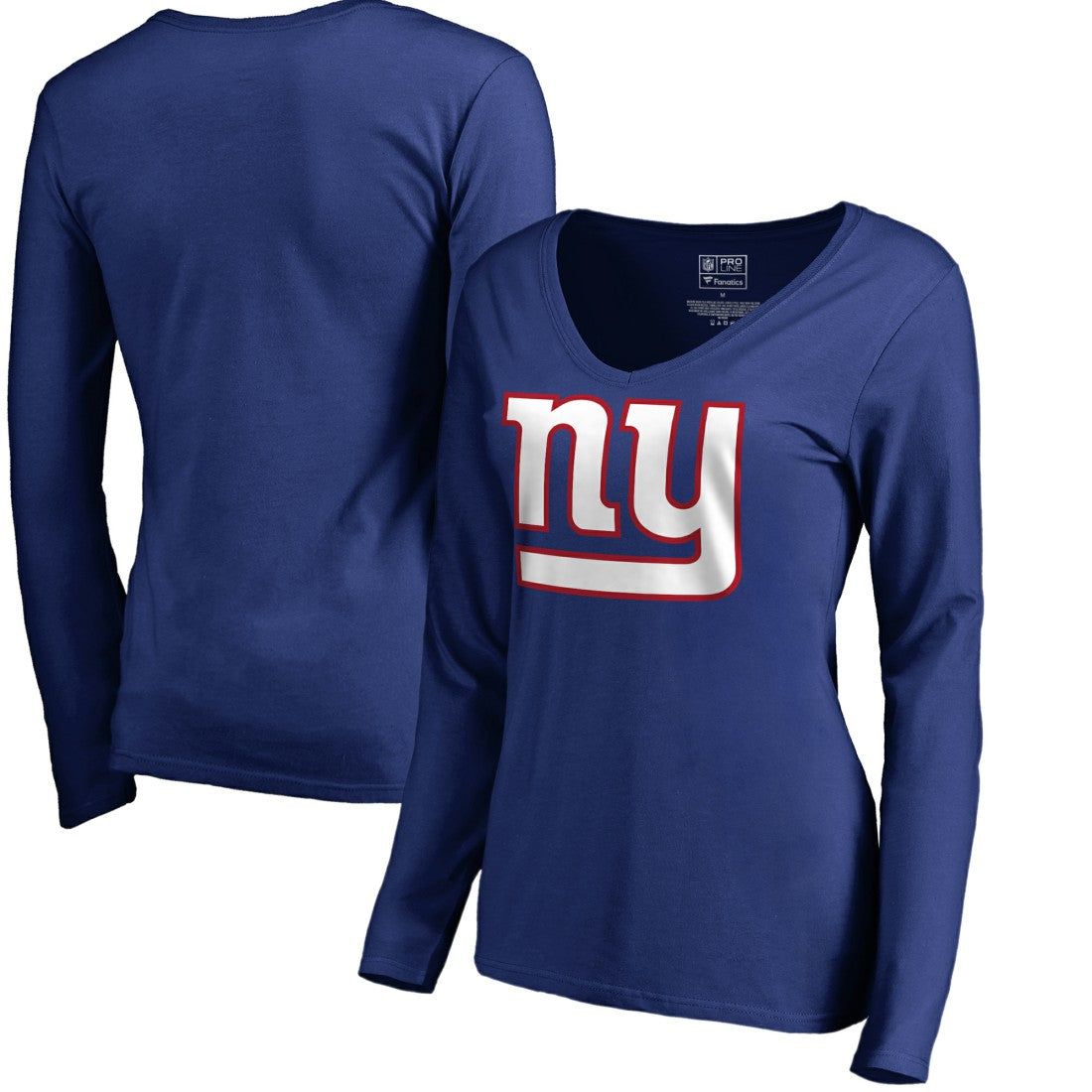 New York Giants Women's Primary Logo V-Neck Long-Sleeve T-Shirt | NFL Near me