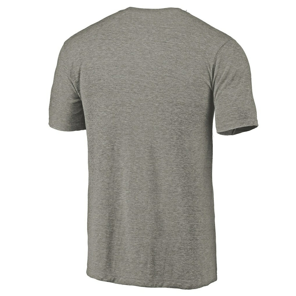 Heather Gray Indiana Pacers Distressed Team Logo Tri-Blend T-Shirt | NBA