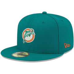 Miami Dolphins Omaha Throwback 59FIFTY Fitted Hat | NFL Hot