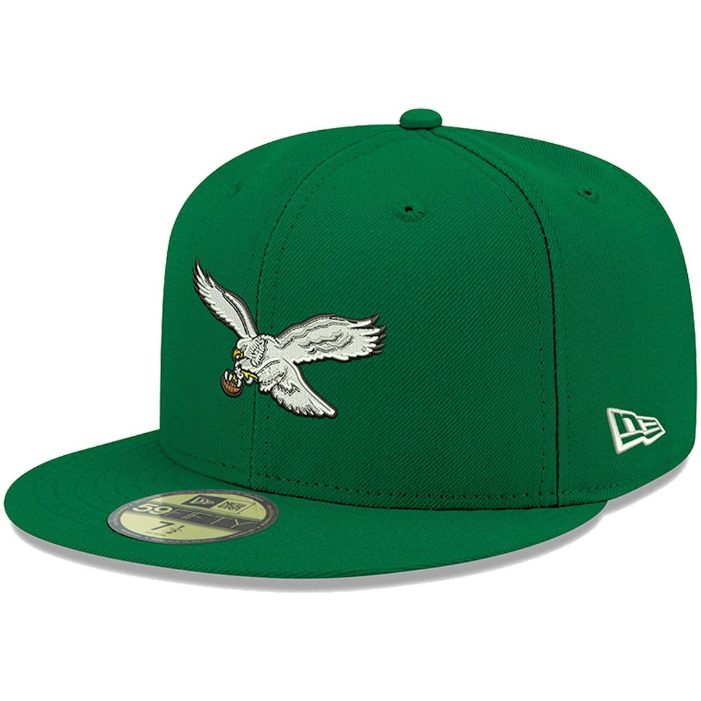 Philadelphia Eagles Omaha Throwback 59FIFTY Fitted Hat | NFL Outlet