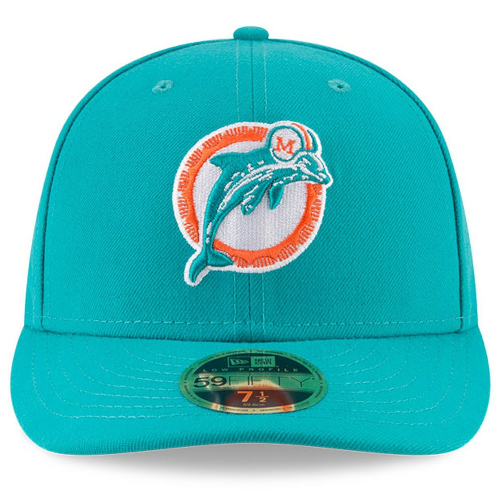 Miami Dolphins Omaha Throwback Low Profile 59FIFTY Fitted Hat | NFL US