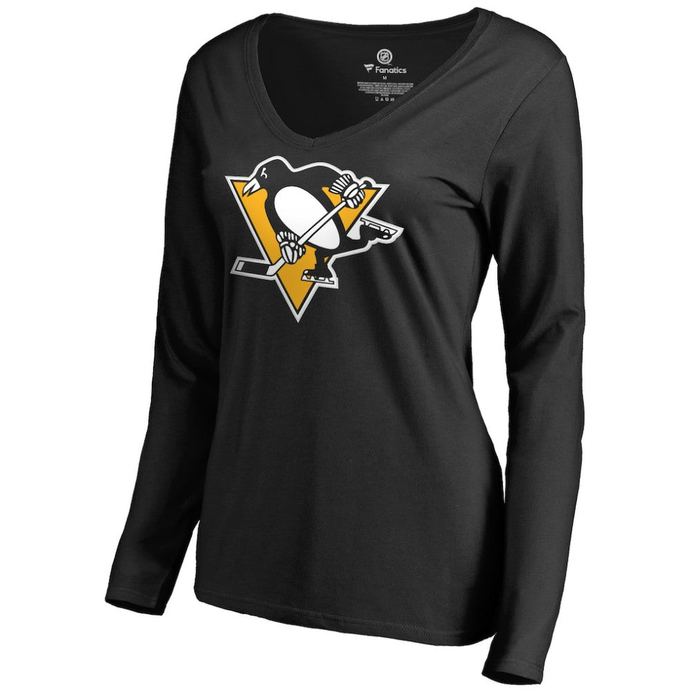 Bryan Rust Pittsburgh Penguins Women's Backer Name & Number Long Sleeve V-Neck T-Shirt -  NHL T-shirts