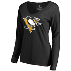 Bryan Rust Pittsburgh Penguins Women's Backer Name & Number Long Sleeve V-Neck T-Shirt -  NHL T-shirts