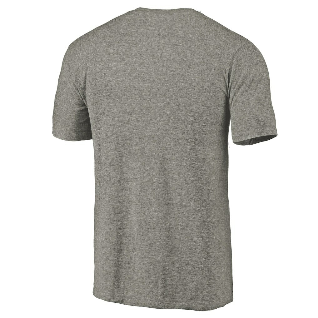 Heather Gray New York Knicks Distressed Team Logo Tri-Blend T-Shirt | NBA