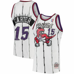 White Vince Carter Toronto Raptors 1998/99 Hardwood Classics Swingman Jersey | NBA
