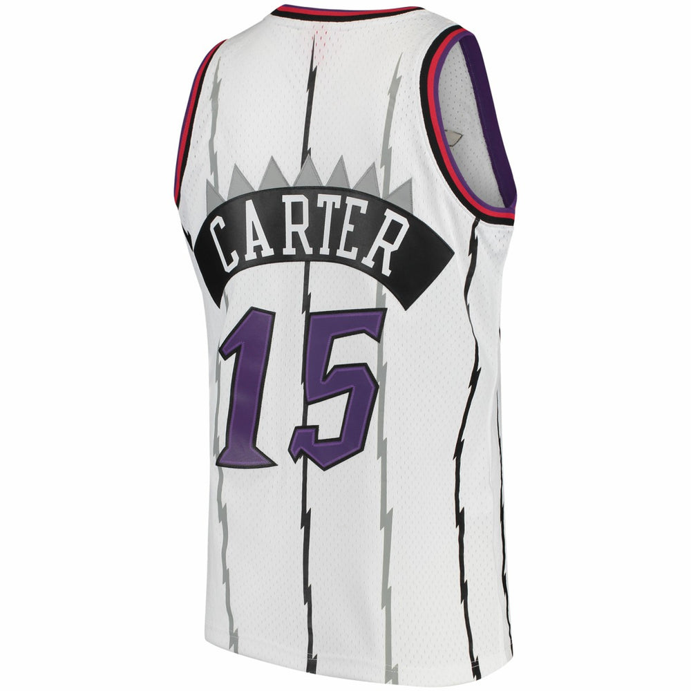 White Vince Carter Toronto Raptors 1998/99 Hardwood Classics Swingman Jersey | NBA