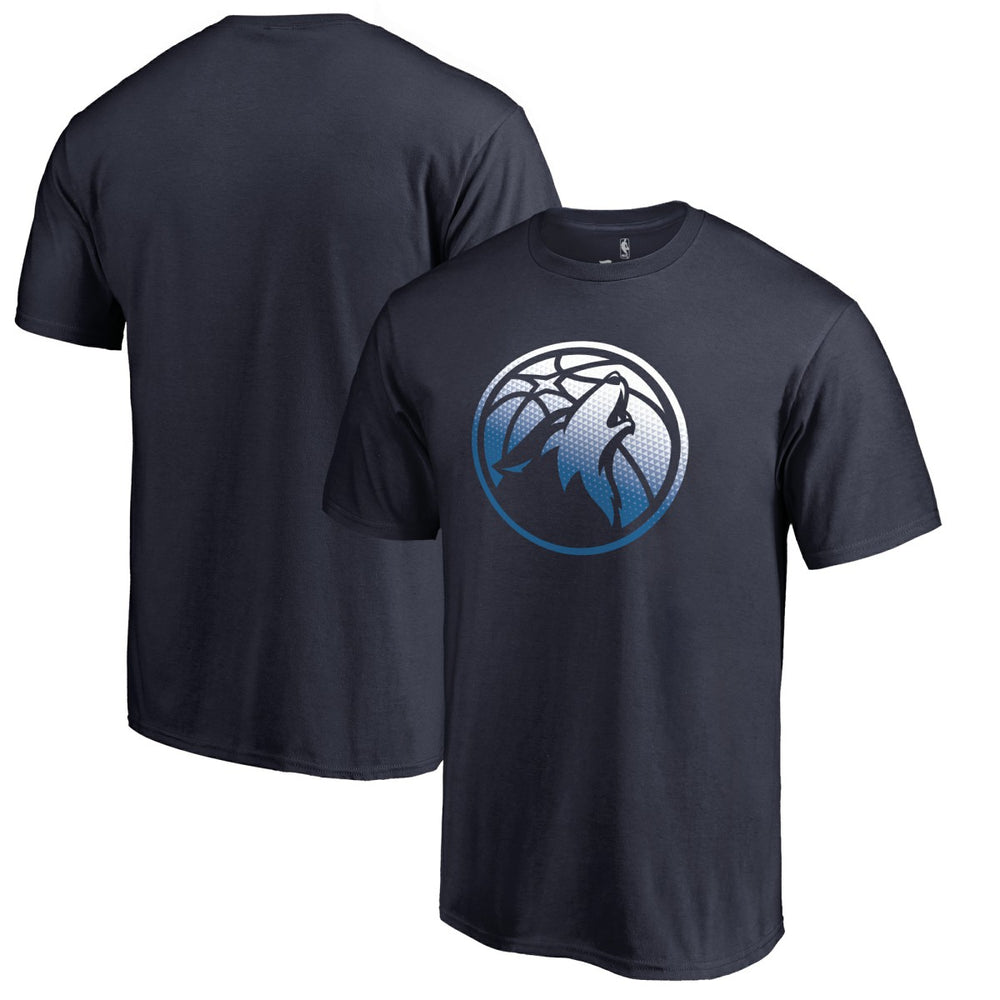 Navy Minnesota Timberwolves Gradient Logo T-Shirt | NBA