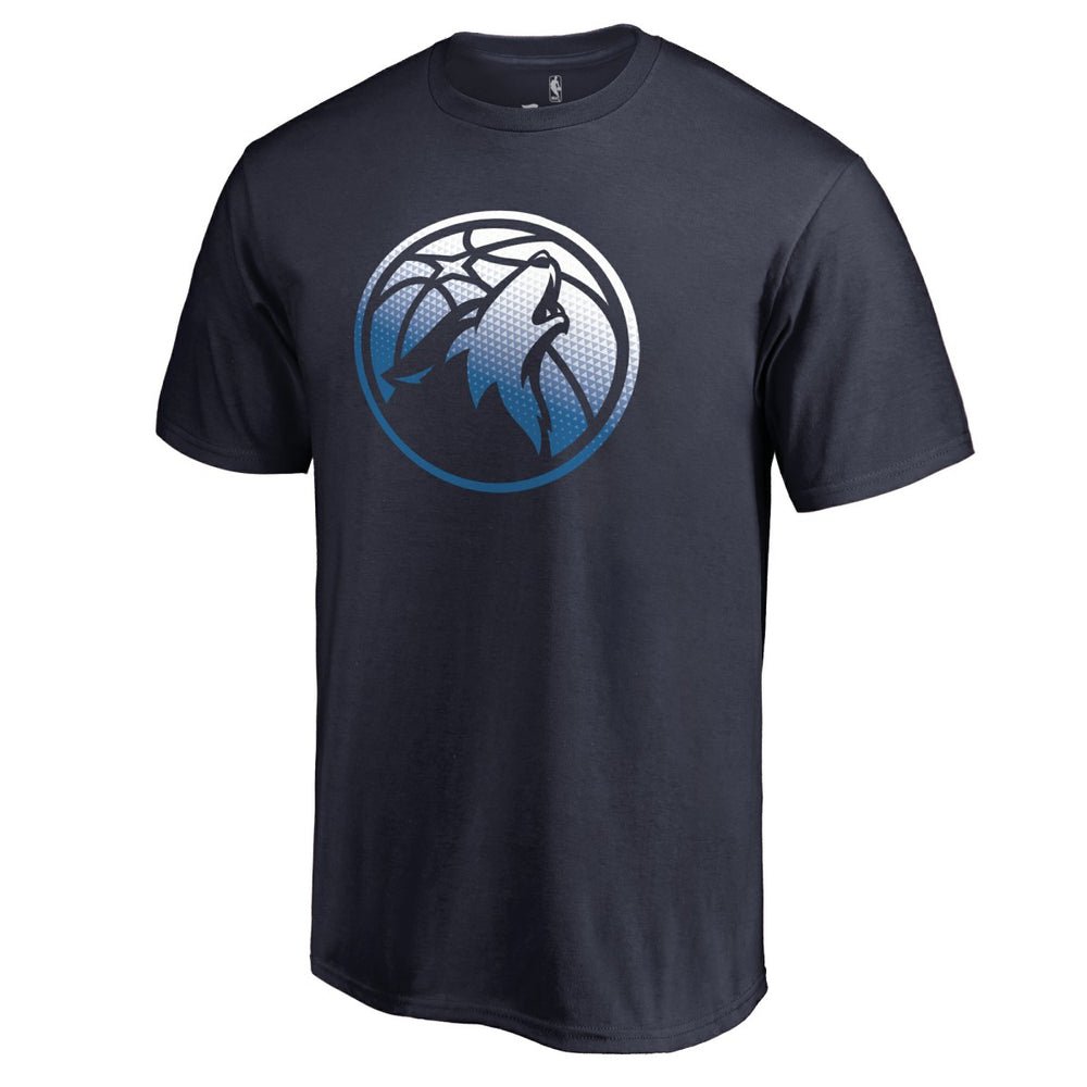 Navy Minnesota Timberwolves Gradient Logo T-Shirt | NBA