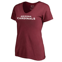 Arizona Cardinals Women's Wordmark V-Neck T-Shirt | NFL US