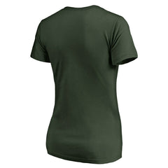 Green Bay Packers Women's Wordmark V-Neck T-Shirt | NFL On sale