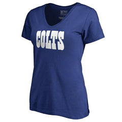 Indianapolis Colts Women's Wordmark V-Neck T-Shirt | NFL Online