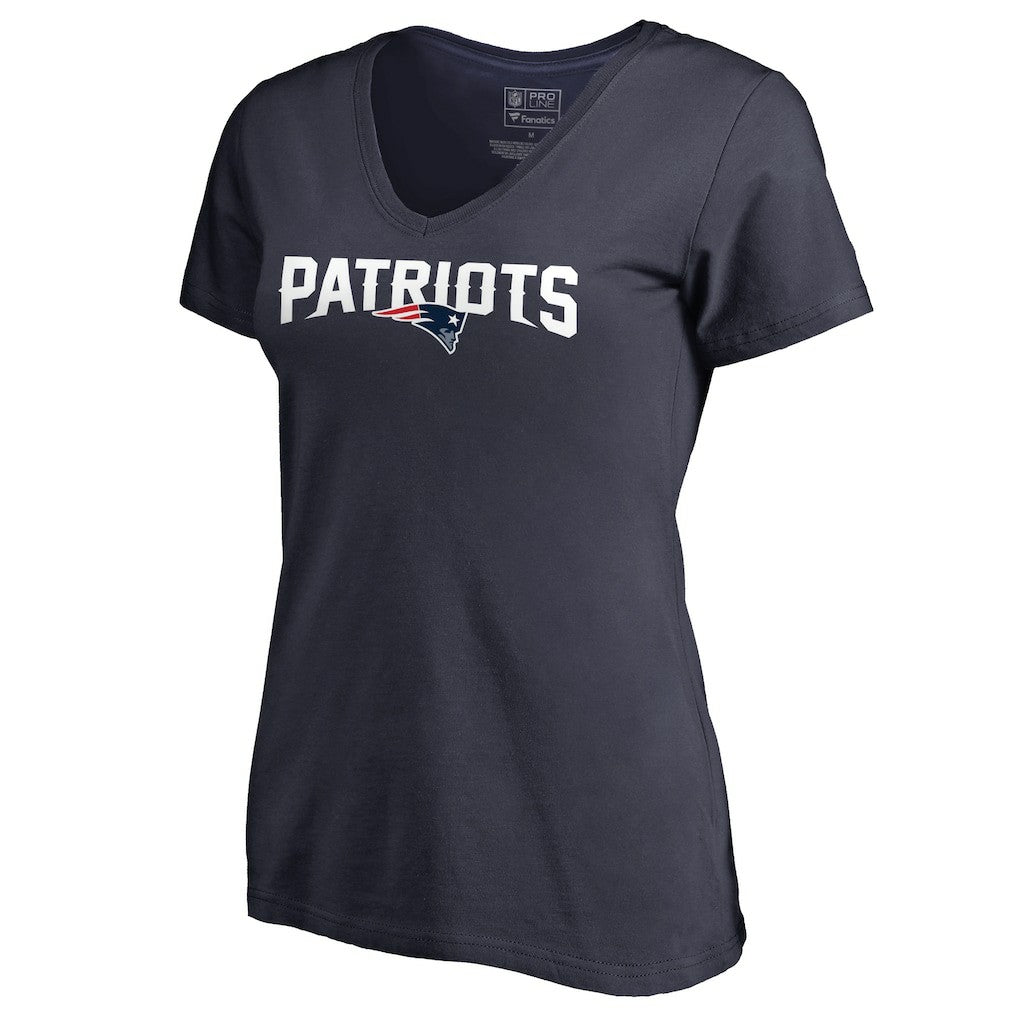 New England Patriots Women's Wordmark V-Neck T-Shirt | NFL Near me
