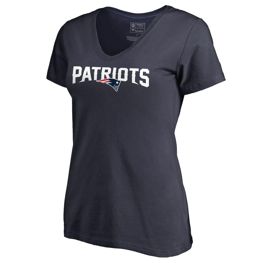New England Patriots Women's Wordmark V-Neck T-Shirt | NFL Near me