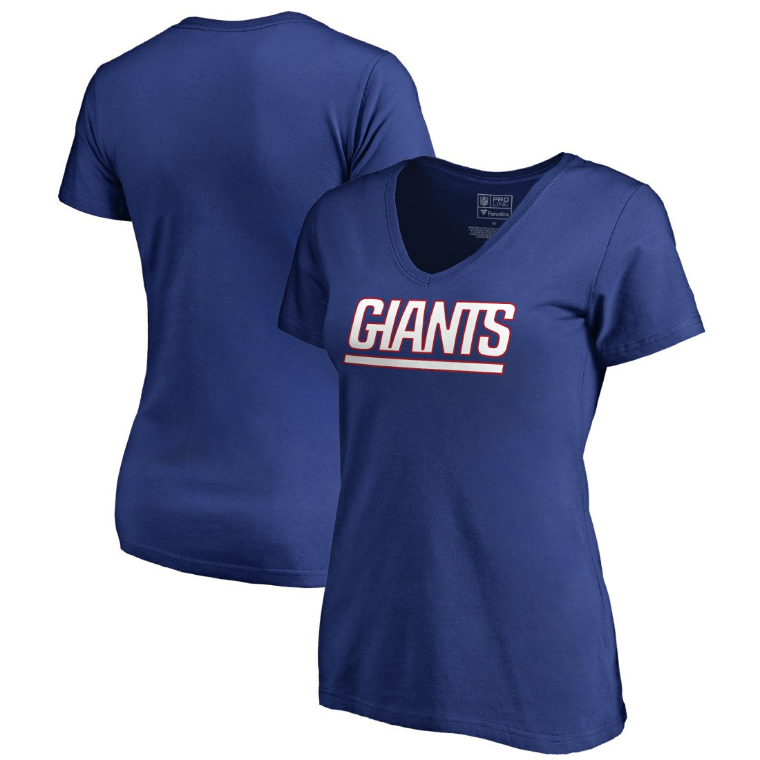 New York Giants Women's Wordmark V-Neck T-Shirt | NFL Online