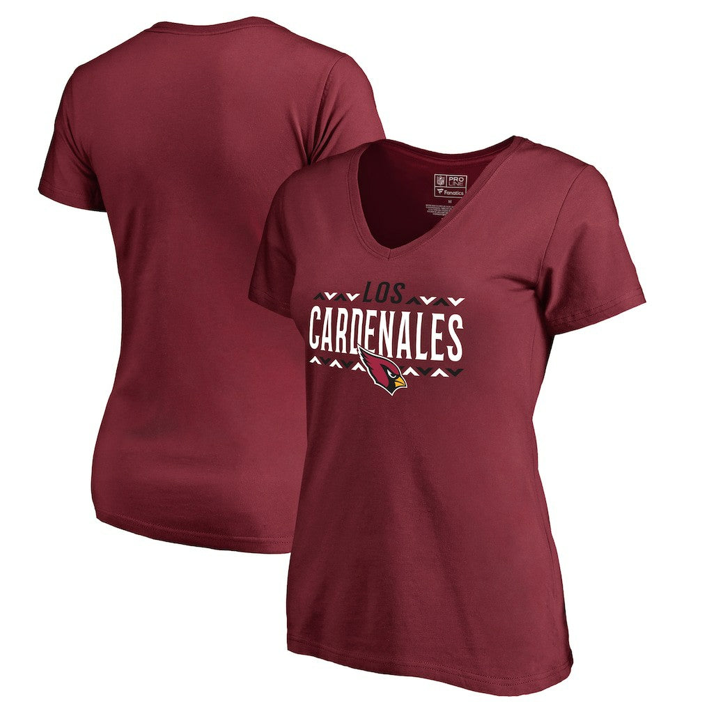 Arizona Cardinals Women's Arriba V-Neck T-Shirt | NFL Online