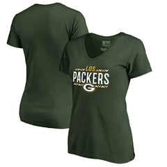 Green Bay Packers Women's Arriba V-Neck T-Shirt | NFL Sale