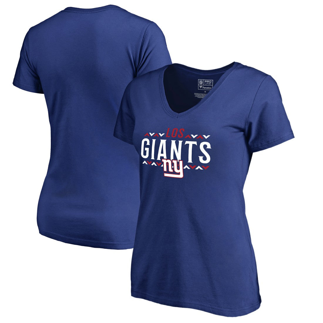 New York Giants Women's Arriba V-Neck T-Shirt | NFL US