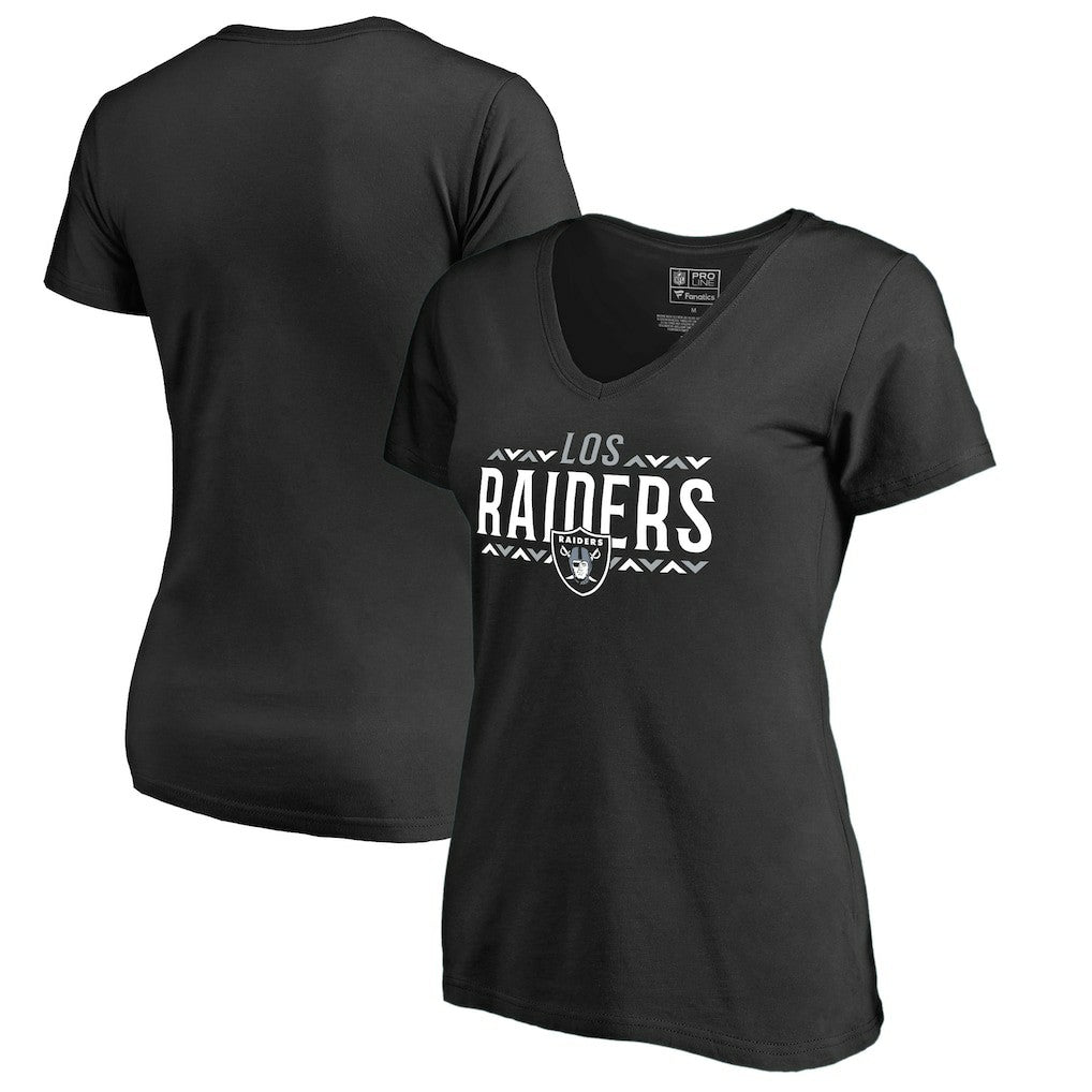 Las Vegas Raiders Women's Arriba V-Neck T-Shirt | NFL US