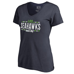 Seattle Seahawks Women's Arriba V-Neck T-Shirt | NFL Sale