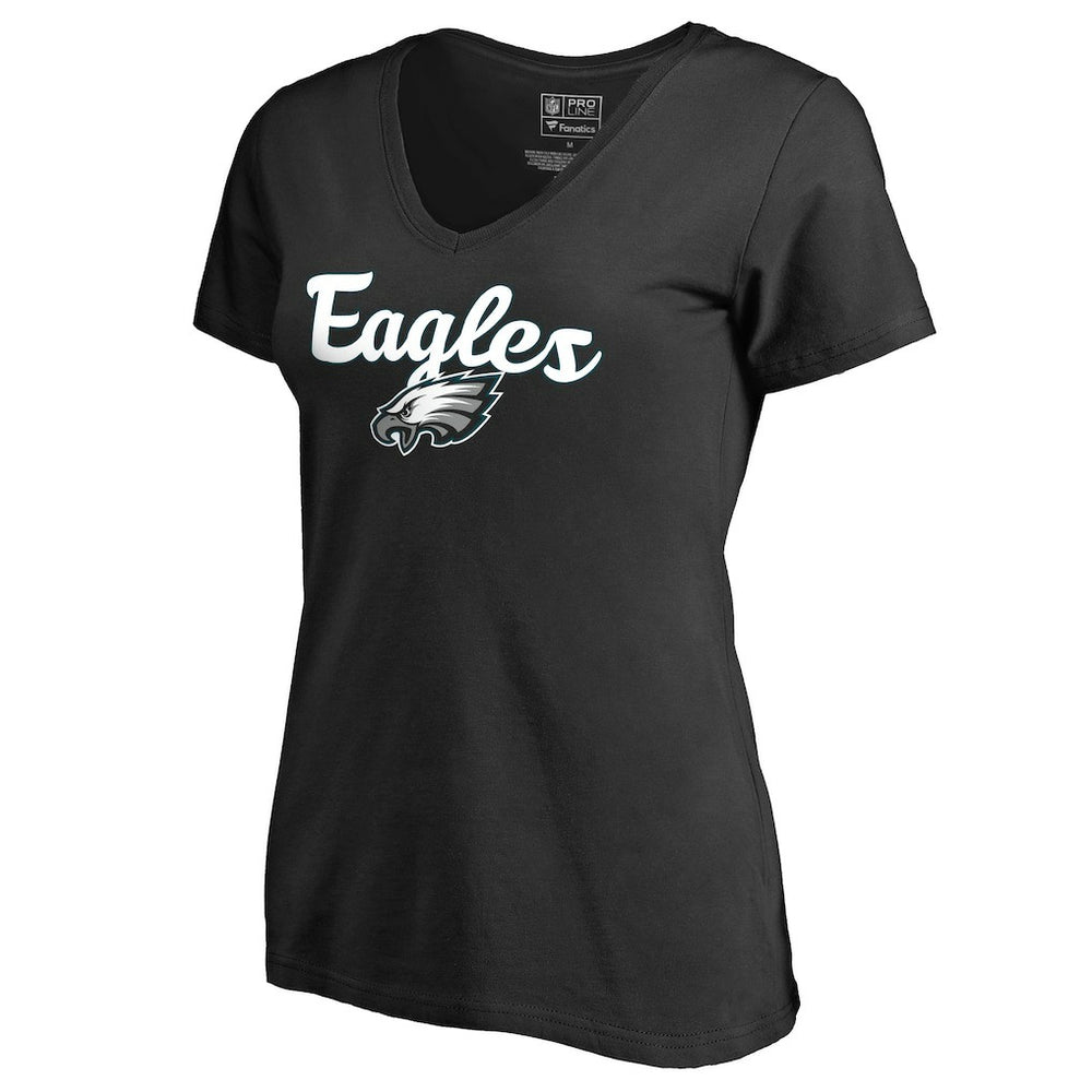 Philadelphia Eagles Women's Freehand V-Neck T-Shirt | NFL Near me