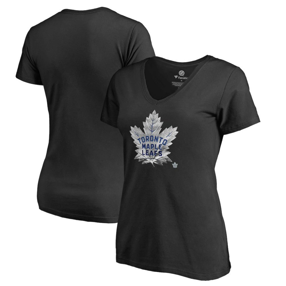 Toronto Maple Leafs Women's Midnight Mascot V-Neck T-Shirt -  NHL T-shirts