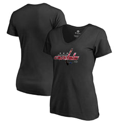 Washington Capitals Women's Midnight Mascot V-Neck T-Shirt -  NHL T-shirts
