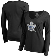 Toronto Maple Leafs Women's Midnight Mascot Long Sleeve V-Neck T-Shirt -  NHL T-shirts