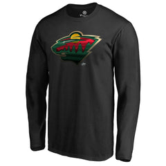 Minnesota Wild Midnight Mascot Long Sleeve T-Shirt -  NHL T-shirts