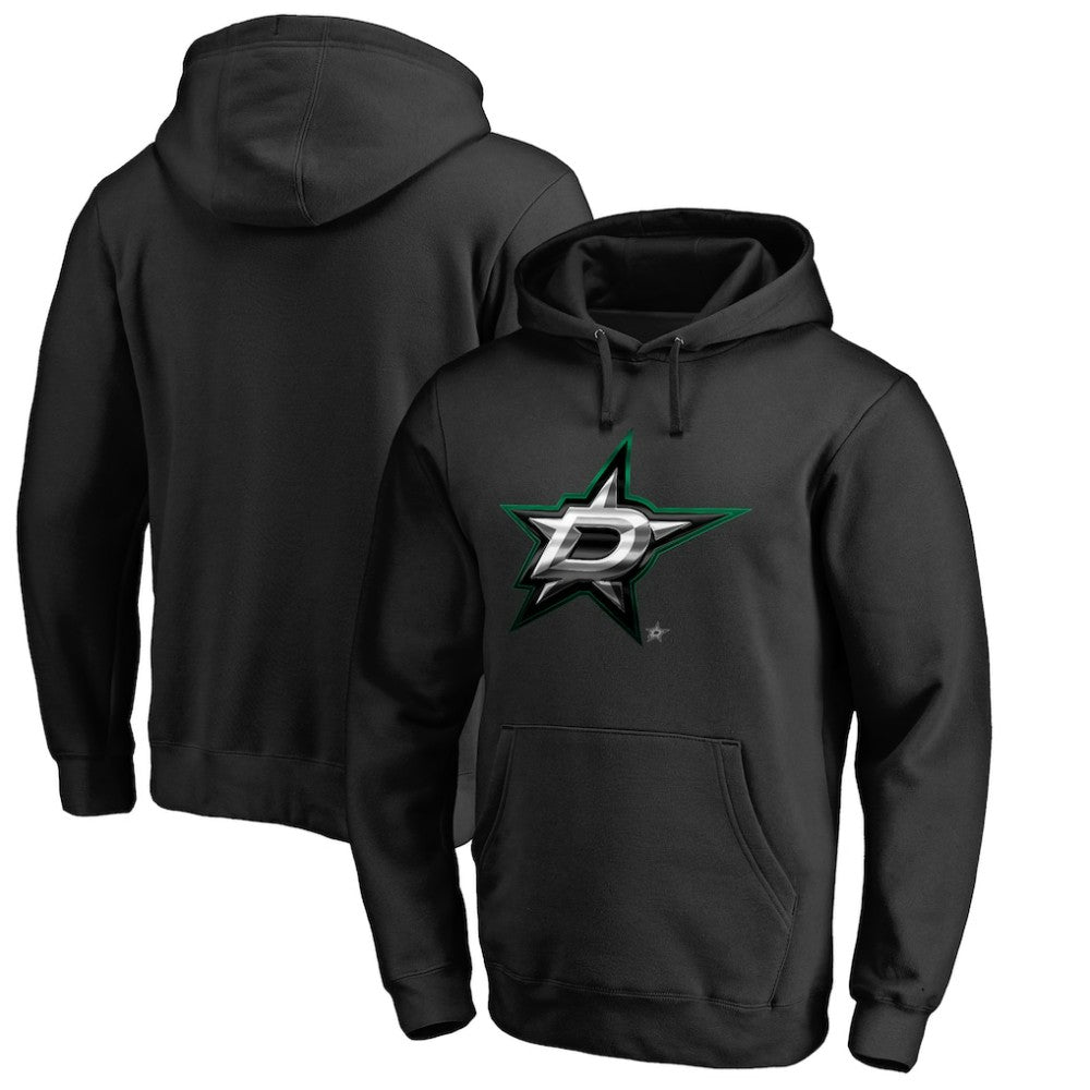 Dallas Stars Midnight Mascot Pullover Hoodie -  NHL Hoodies