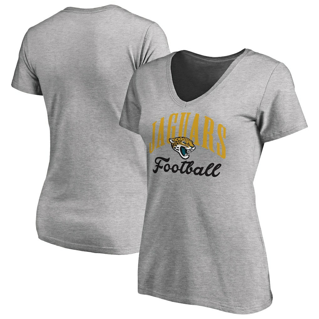 Jacksonville Jaguars Women's Victory Script V-Neck T-Shirt | NFL Discount
