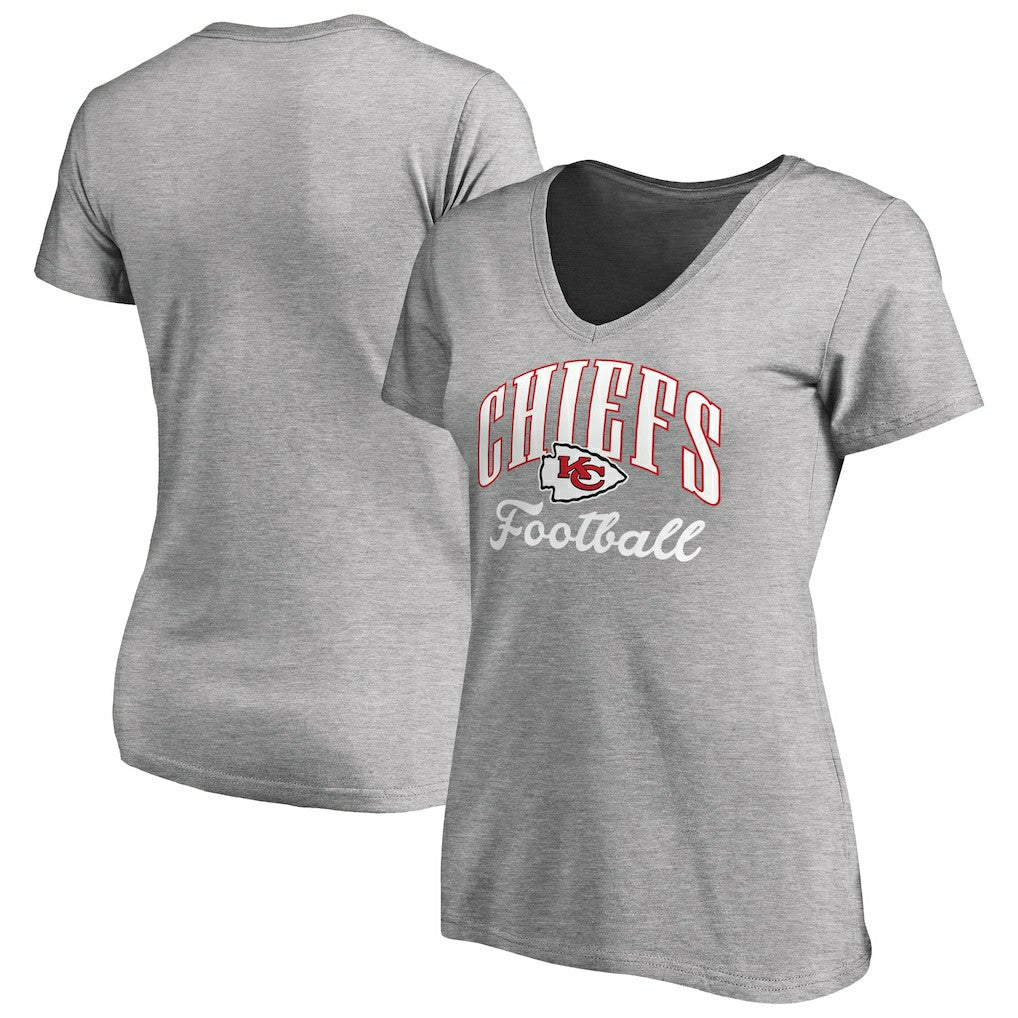 Kansas City Chiefs Women's Victory Script V-Neck T-Shirt | NFL Hot