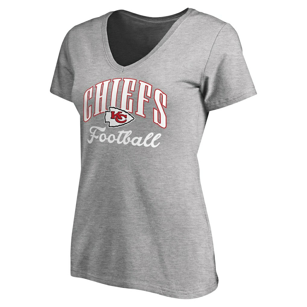Kansas City Chiefs Women's Victory Script V-Neck T-Shirt | NFL Hot