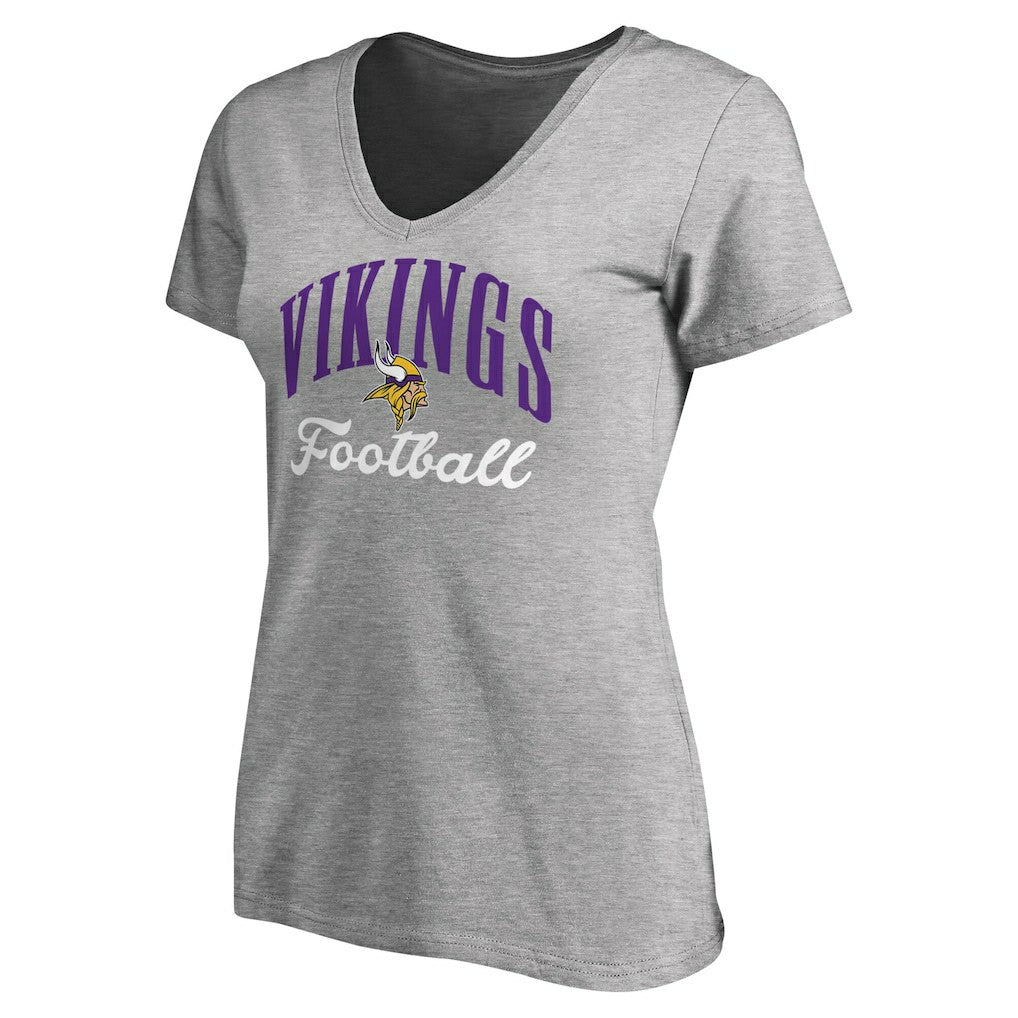 Minnesota Vikings Women's Victory Script V-Neck T-Shirt | NFL Online