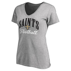New Orleans Saints Women's Victory Script V-Neck T-Shirt | NFL Online