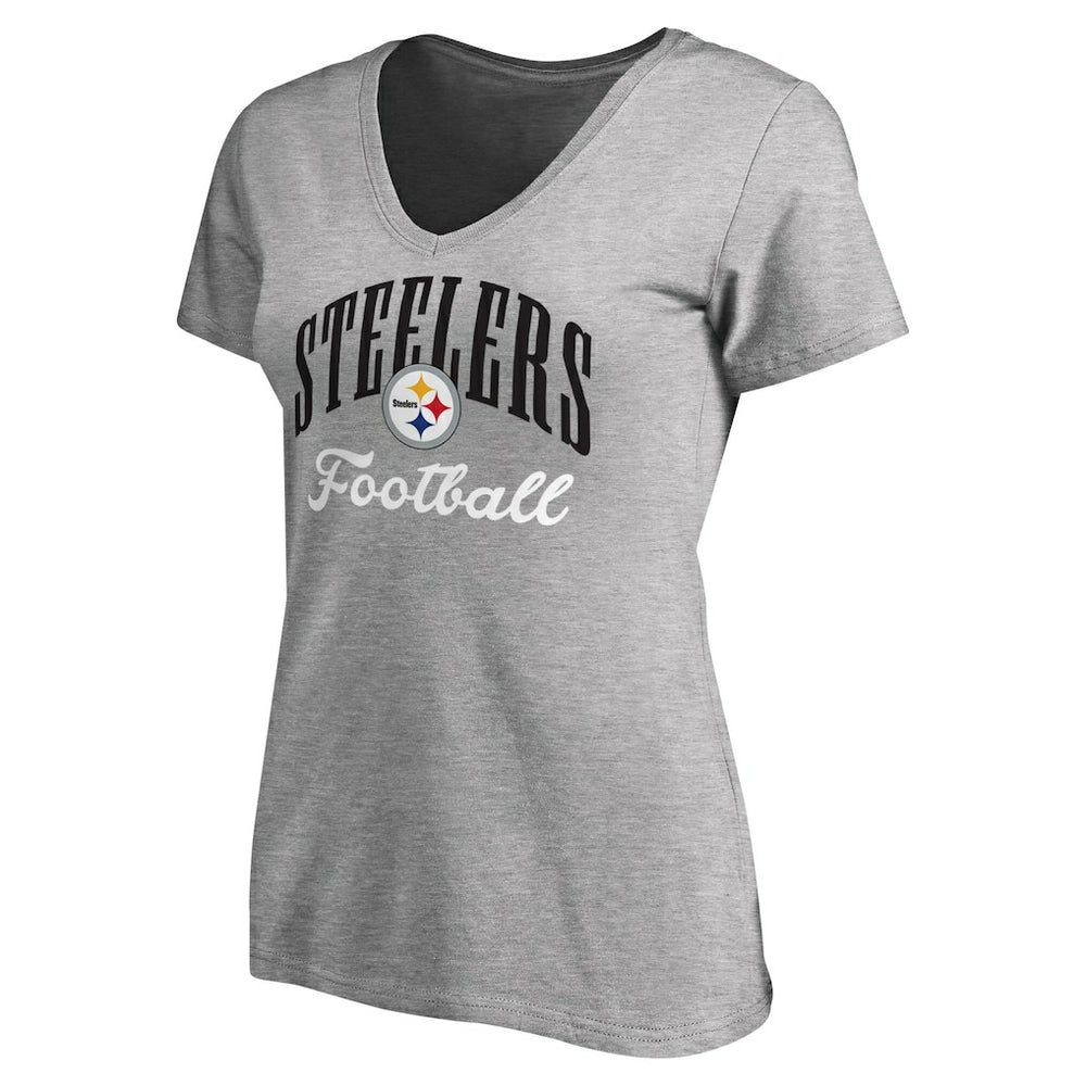 Pittsburgh Steelers Women's Victory Script V-Neck T-Shirt | NFL On sale