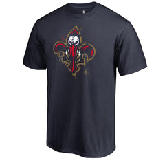 Navy New Orleans Pelicans Splatter Logo T-Shirt | NBA