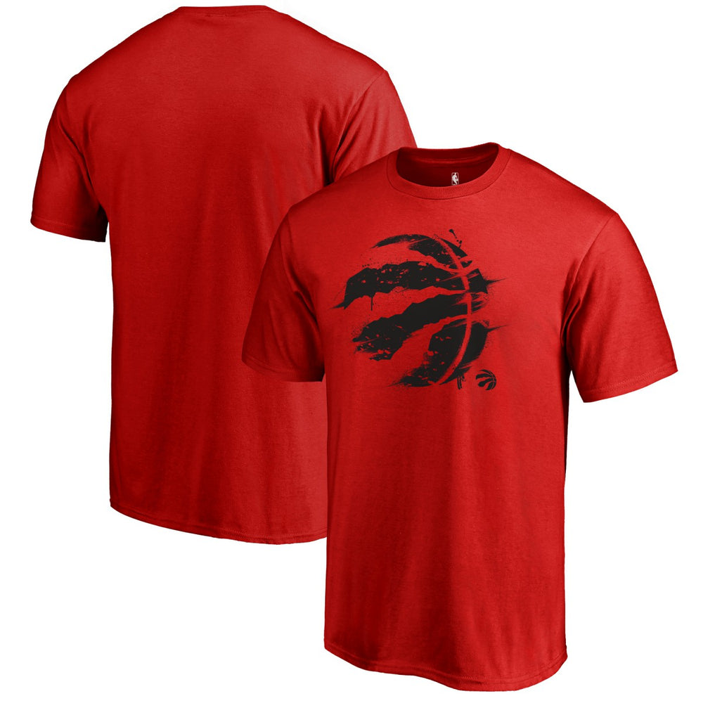 Red Toronto Raptors Splatter Logo T-Shirt | NBA
