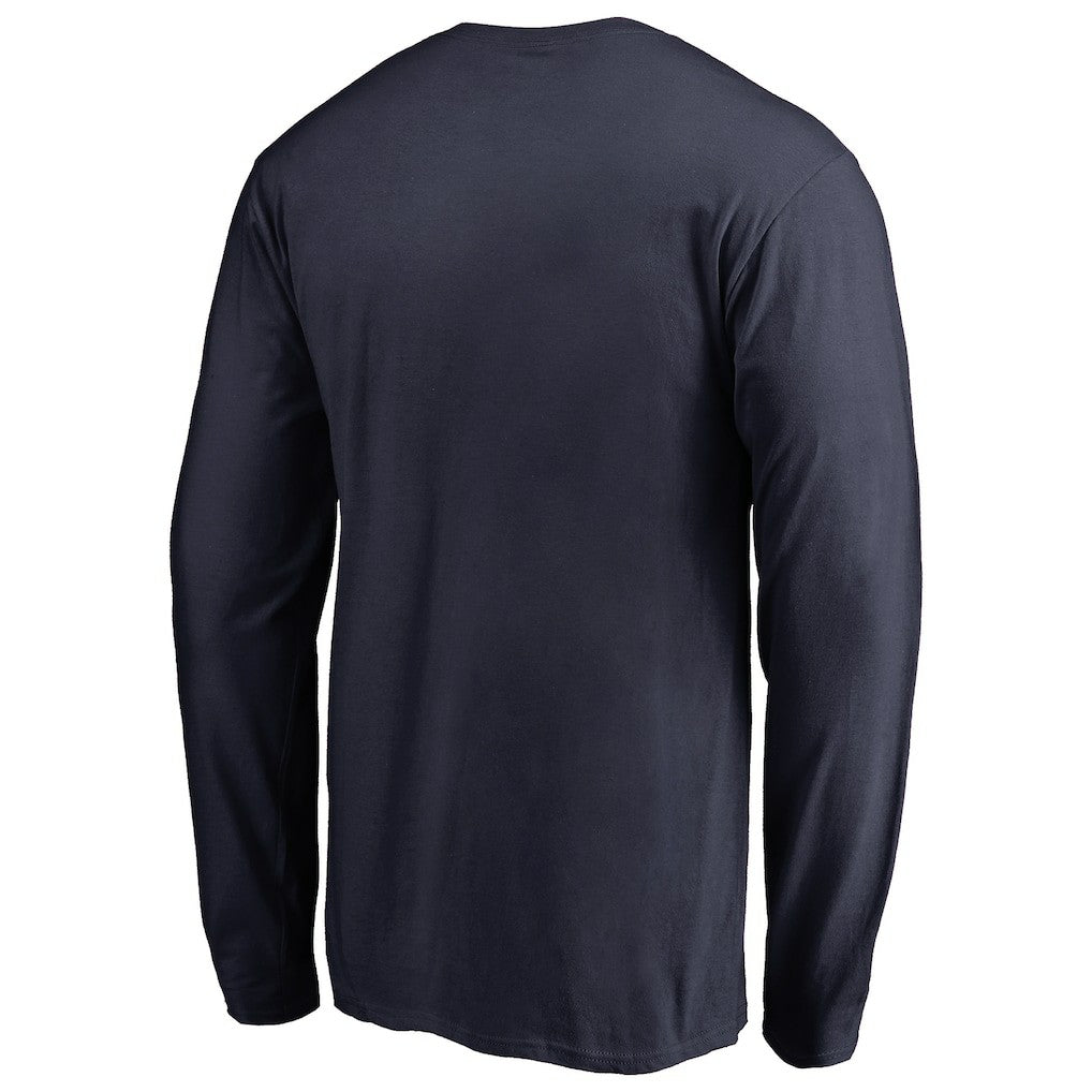 Navy Indiana Pacers Splatter Logo Long Sleeve T-Shirt | NBA