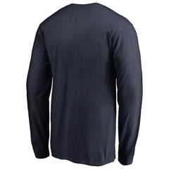 Navy Washington Wizards Splatter Logo Long Sleeve T-Shirt | NBA