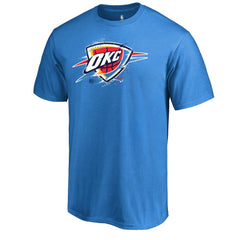 Blue Oklahoma City Thunder Splatter Logo T-Shirt | NBA