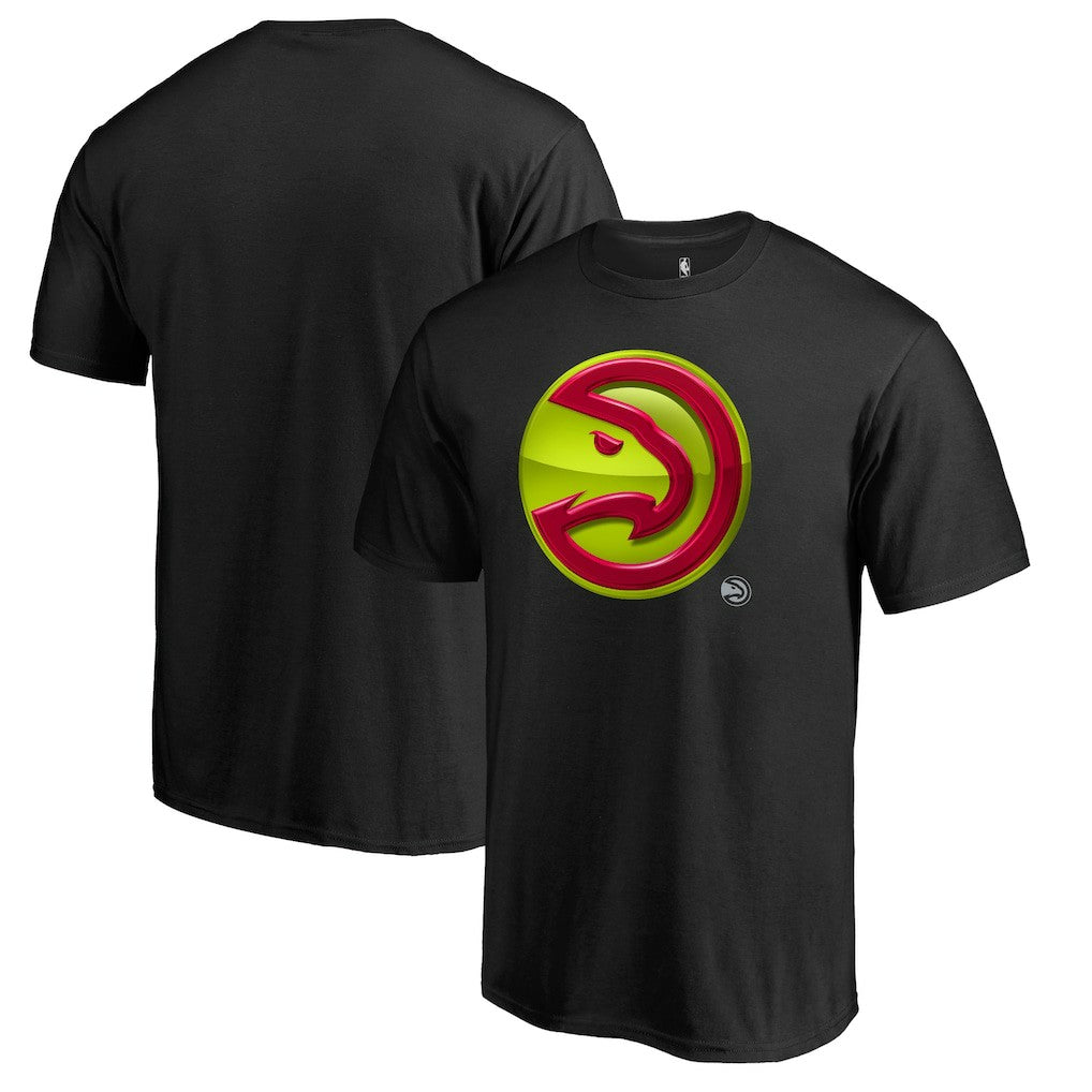 Black Atlanta Hawks Midnight Mascot T-Shirt | NBA