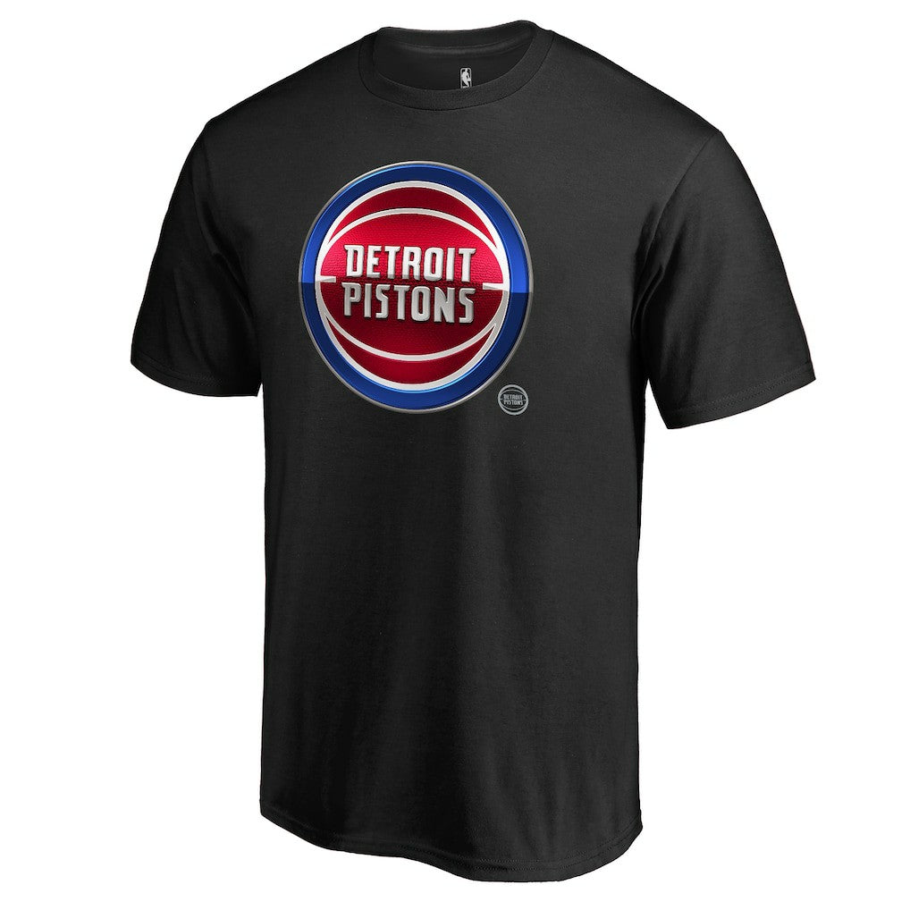 Black Detroit Pistons Midnight Mascot T-Shirt sale | NBA
