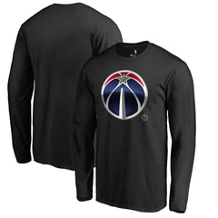 Black Washington Wizards Midnight Mascot Long Sleeve T-Shirt | NBA