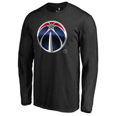 Black Washington Wizards Midnight Mascot Long Sleeve T-Shirt | NBA